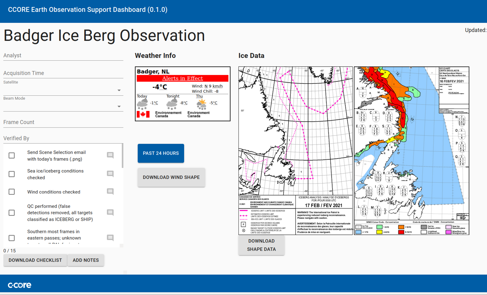 Iceberg and SeaIce Monitoring